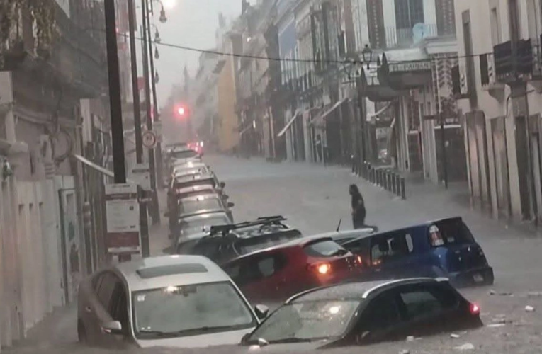 Tormenta en Puebla deja una persona fallecida e inundaciones de hasta 70 centímetros