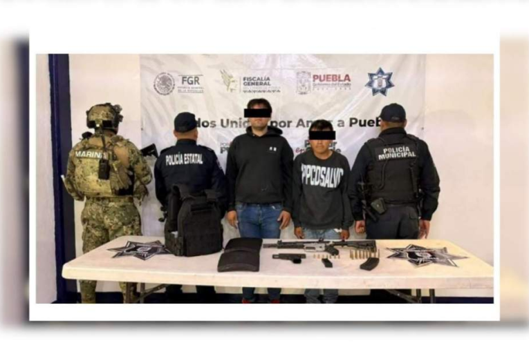 Intento de asalto a nómina desata persecución policial en Tehuacán; hay dos detenidos