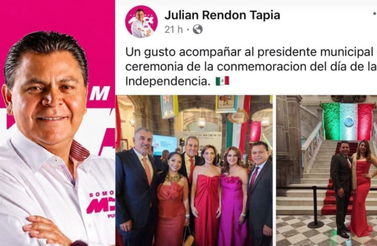 Líder de Somos en Puebla recibe críticas por publicación junto a alcalde capitalino